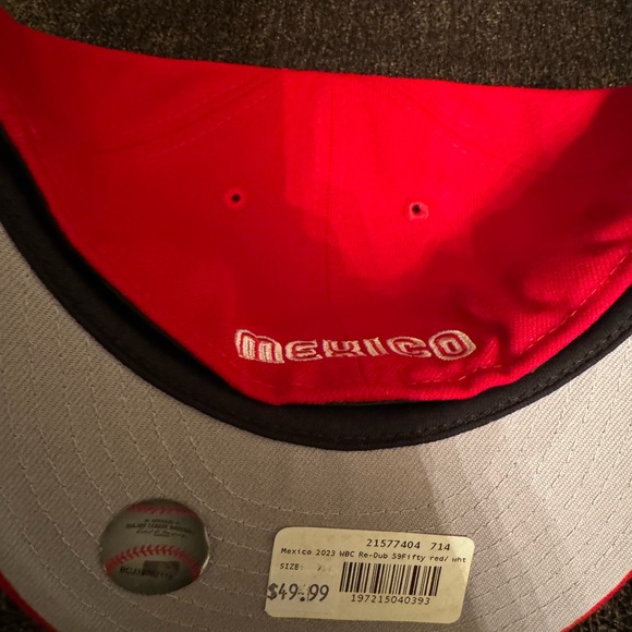 New Era Mexico 59Fifty Men's Fitted Hat World Baseball Classic Limited-Edition - Picture 3 of 4